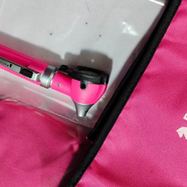 Otoscopio Led Optica +10 Conos Medico Reflejo Examen Colores Color Rosa Chicle 5