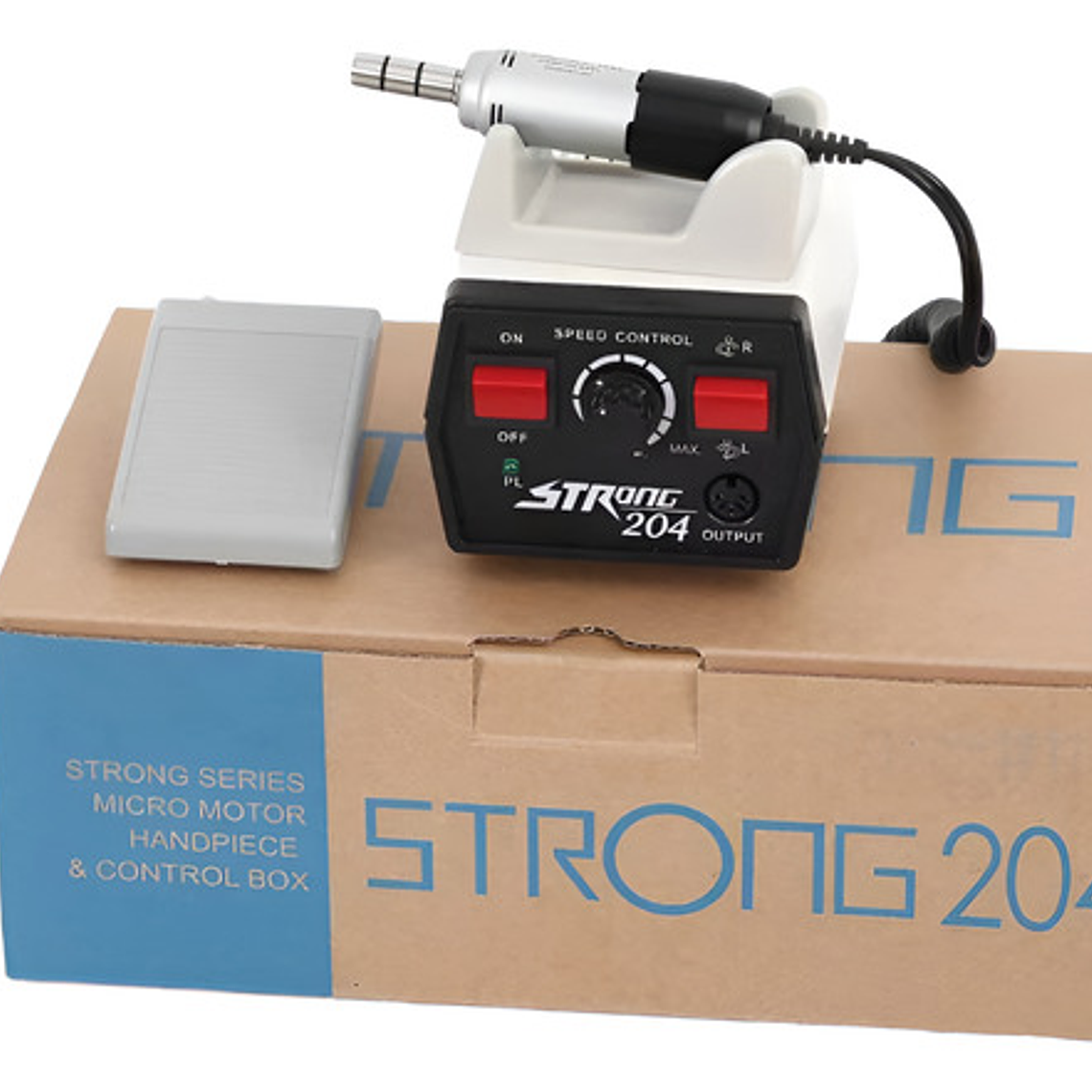 Micromotor Eléctrico Salida Dental / Podología Strong 204 E 1