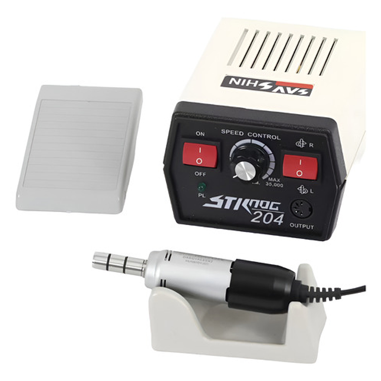 Micromotor Eléctrico Salida Dental / Podología Strong 204 E 2