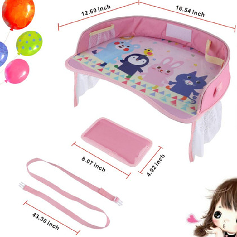 Mesa Bandeja Niños Viajes Silla Automóvil O Coche Modelos 4