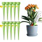 12 Estacas De Riego Por Goteo Cultivo Plantas Ecologico Color Verde Claro - Miniatura 1