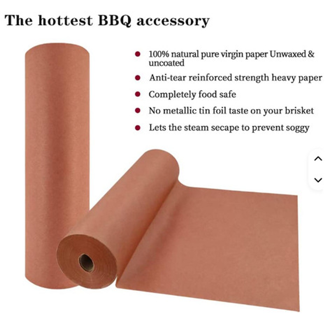 Rollo De Papel De Carnicero Para Ahumar Carne Barbacoa Dluxe 11