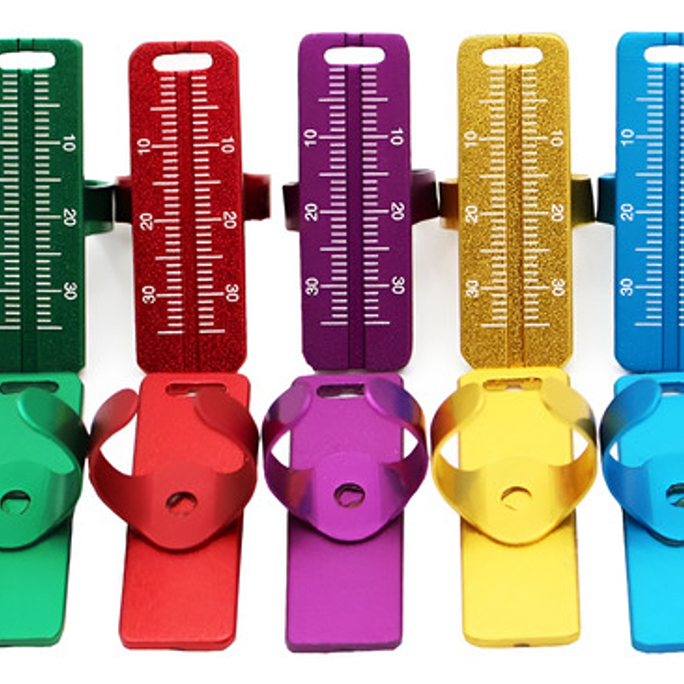 Regla Milimetrada Para Endodoncia Autoclavable Santiago Color Naranja 1