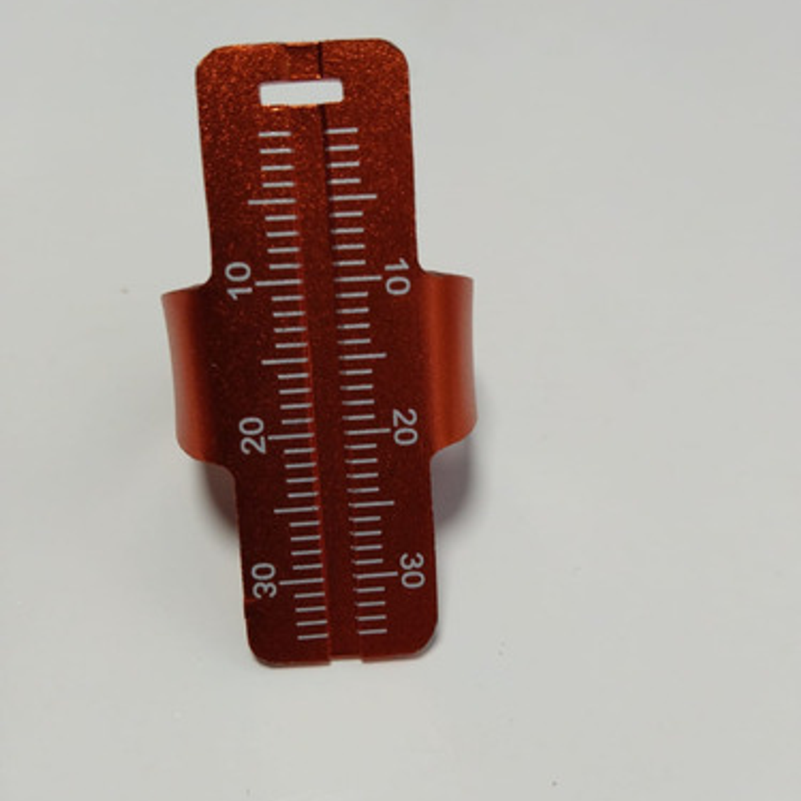 Regla Milimetrada Para Endodoncia Autoclavable Santiago Color Naranja 5