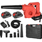 Soplador Multiuso Premium Recargable 2 Baterías Y Maletín Color Rojo - Miniatura 1