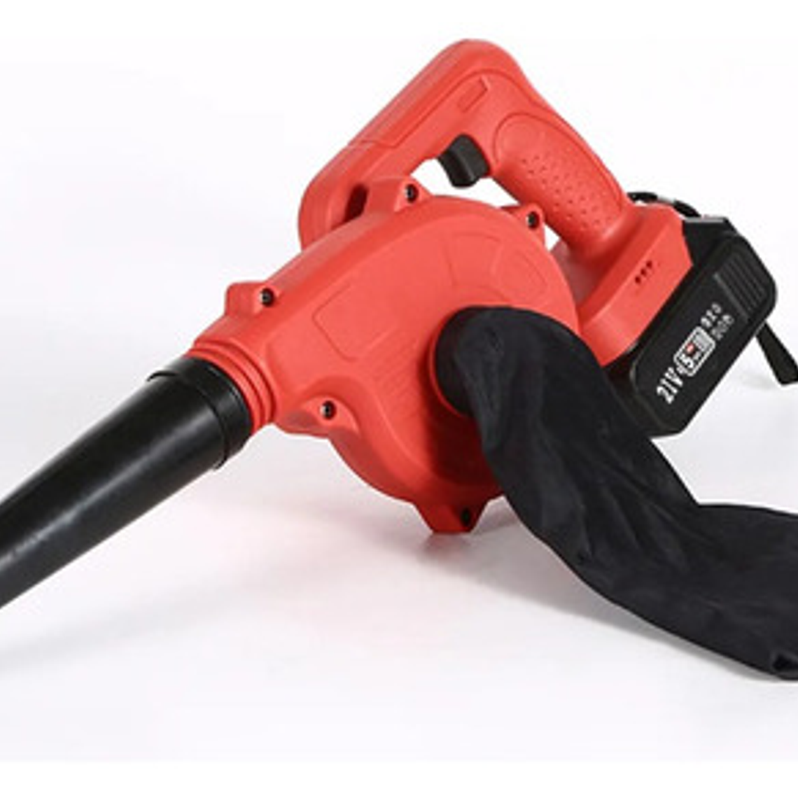 Soplador Multiuso Premium Recargable 2 Baterías Y Maletín Color Rojo 3