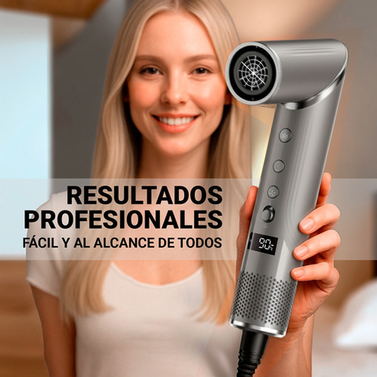 Secador De Pelo Osoji Multistyler M10 Pantalla Digital Lux 5