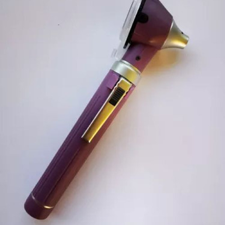 Otoscopio Led Optica +10 Conos Medico Reflejo Examen Colores Color Morado 5