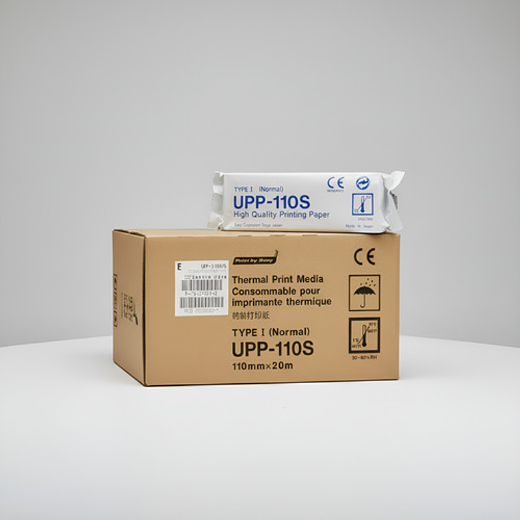 Pack 2 Papel Térmico Upp 110-s Para Video Impresora Sony 2