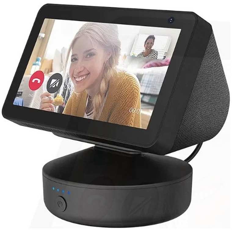 Inalámbrica Recargable Alexa Echo Show 5 Color Negro 1
