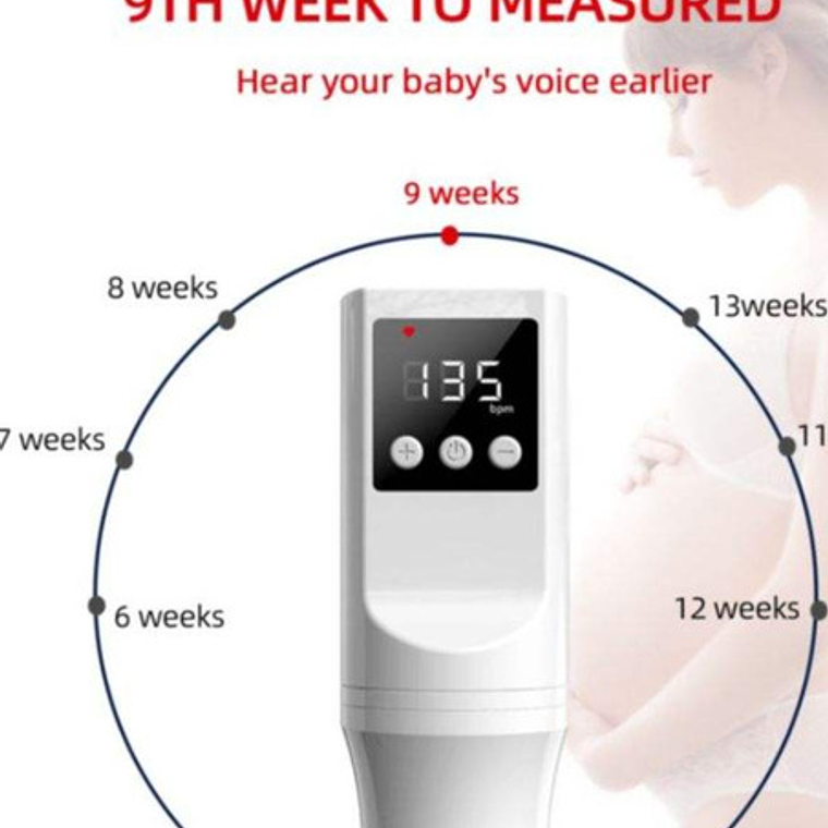 Monitor Fetal Doppler Latido Recargable Usb Agudeza Superior 4