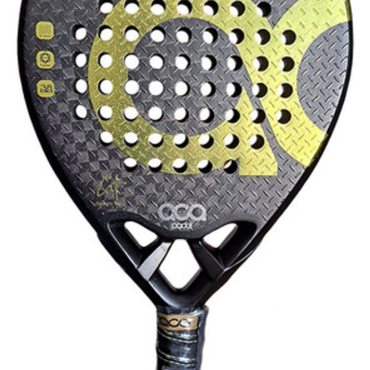 Pala Padel Palladium Ltd Gold Tope Gama Original Aca México 1