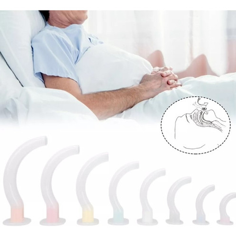 Set De Cánulas Orofaríngeas ( Mayo O Guedel) 8u En Caja Full 6