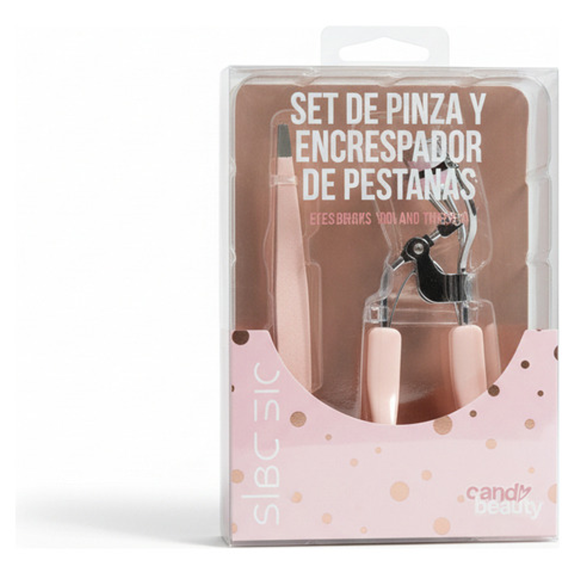Set Pinza Y Encrespador De Pestañas Candy Beauty 1