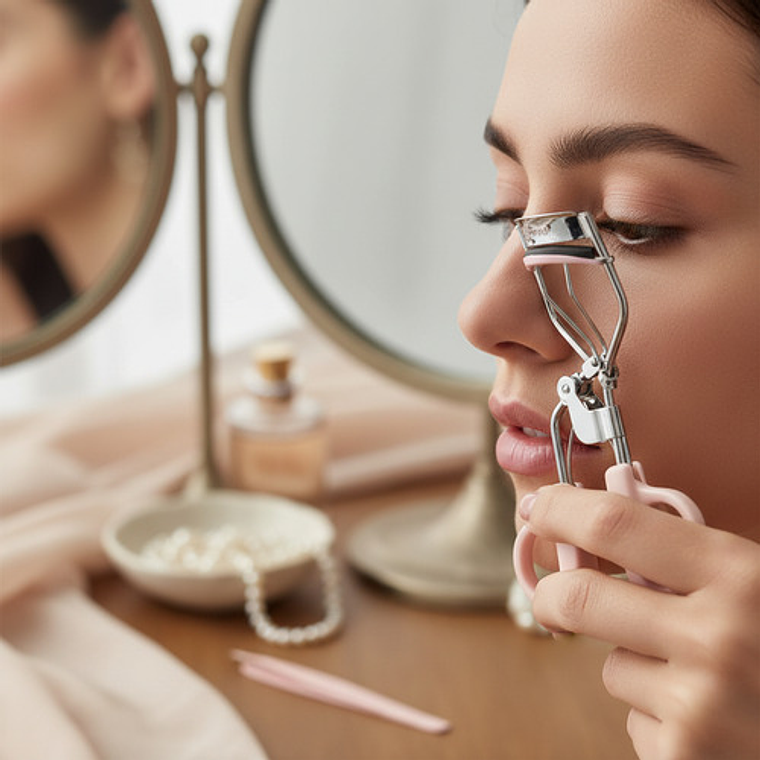 Set Pinza Y Encrespador De Pestañas Candy Beauty 2