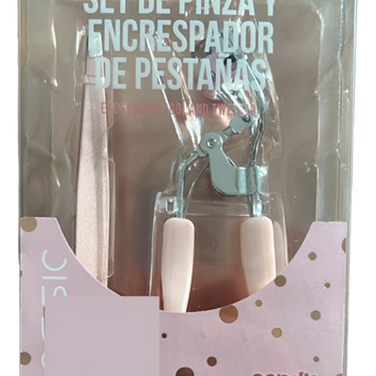 Set Pinza Y Encrespador De Pestañas Candy Beauty 4