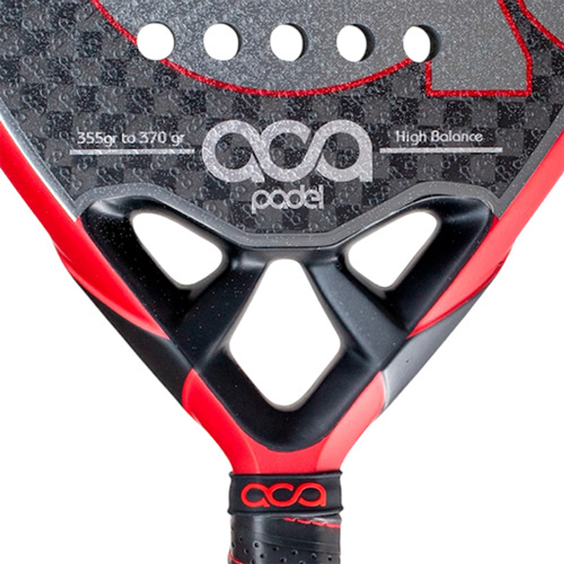 Pala Padel Palladium Red Ltd Tope Gama Original Aca México 3