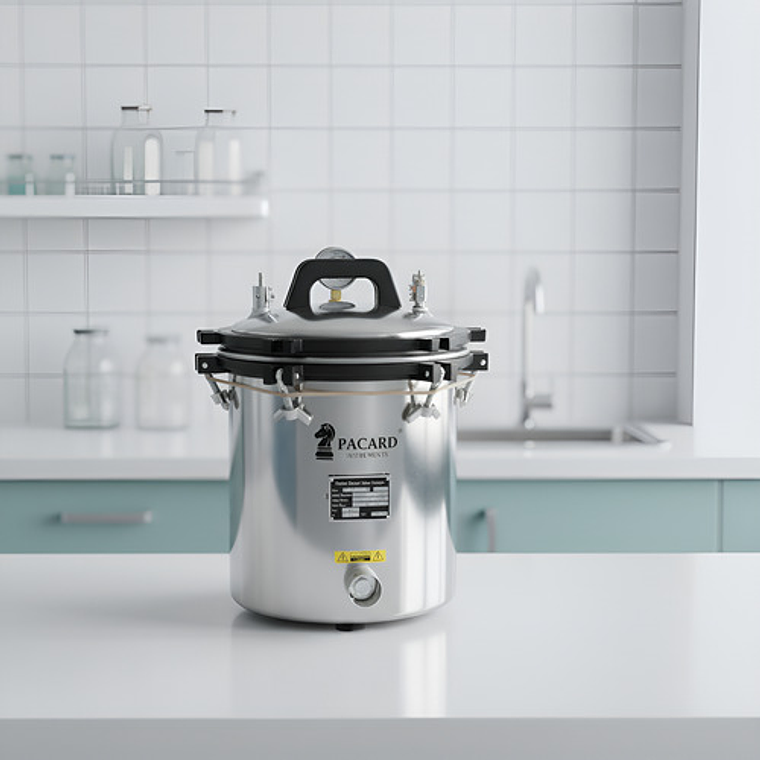 Esterilizador Autoclave Médico Pacard Único Panel T° 24l 2