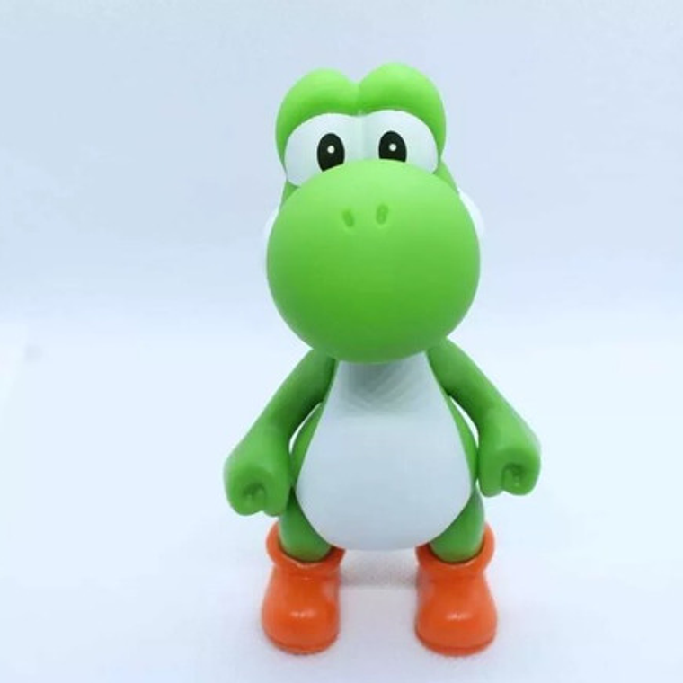 Figura De Yoshi Articulada 12cm Super Mario Bros Calidad 2