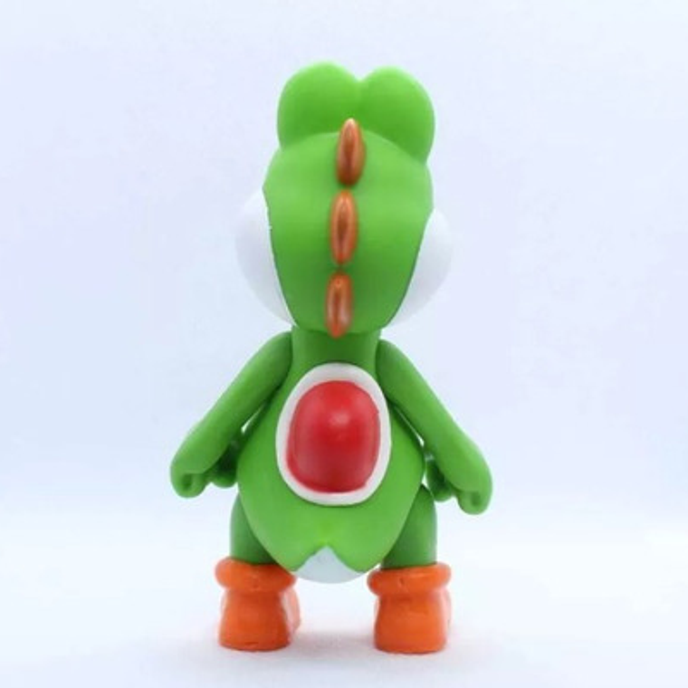 Figura De Yoshi Articulada 12cm Super Mario Bros Calidad 5