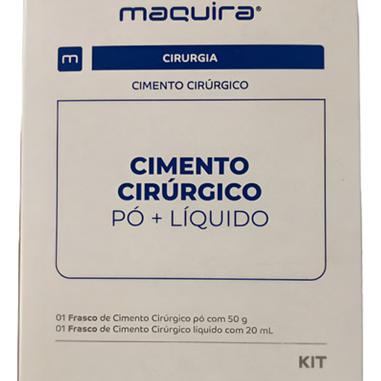 Cemento Quirúrgico Kit Polvo + Líquido Original Maquira 2