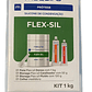 Kit Silicona Condensación Impresión Flex-sil 1kg Maquira - Miniatura 3