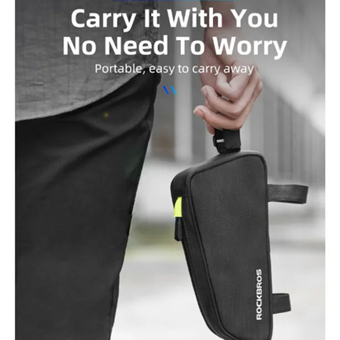 Bolso Doble Alforja Bicicleta Rockbros Original El Mejor Sgo 6