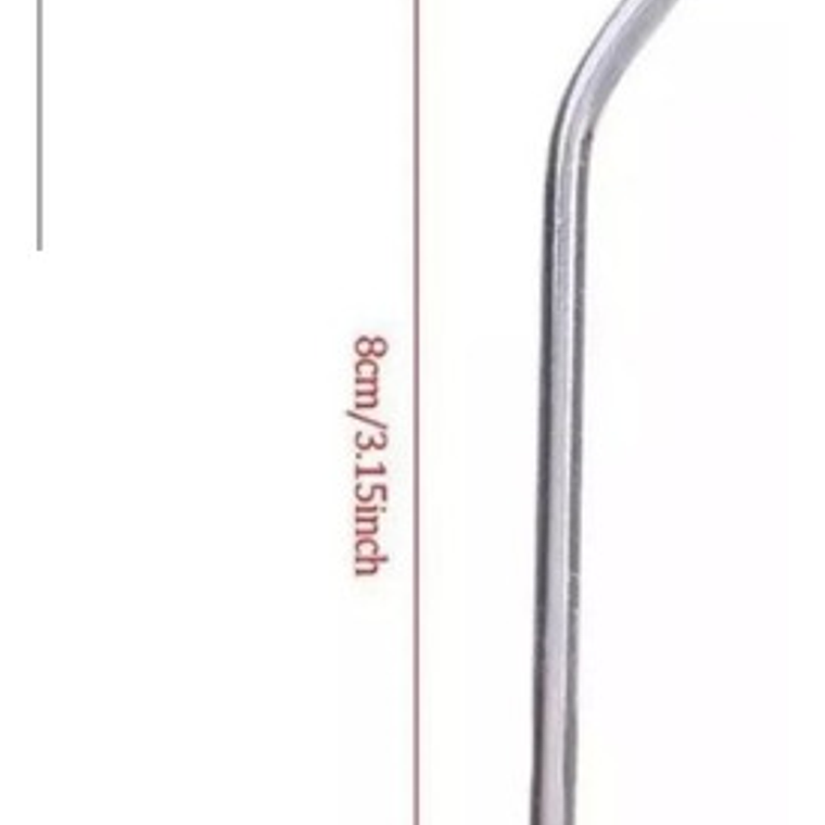 Set 10 Puntas Para Jeringa Triples Dental Autoclavable Acero 3