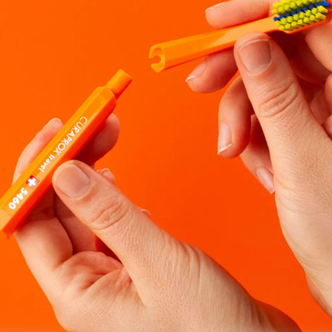 Set Dental Viaje Curaprox Ortodoncia Calidad Suiza Colores 15