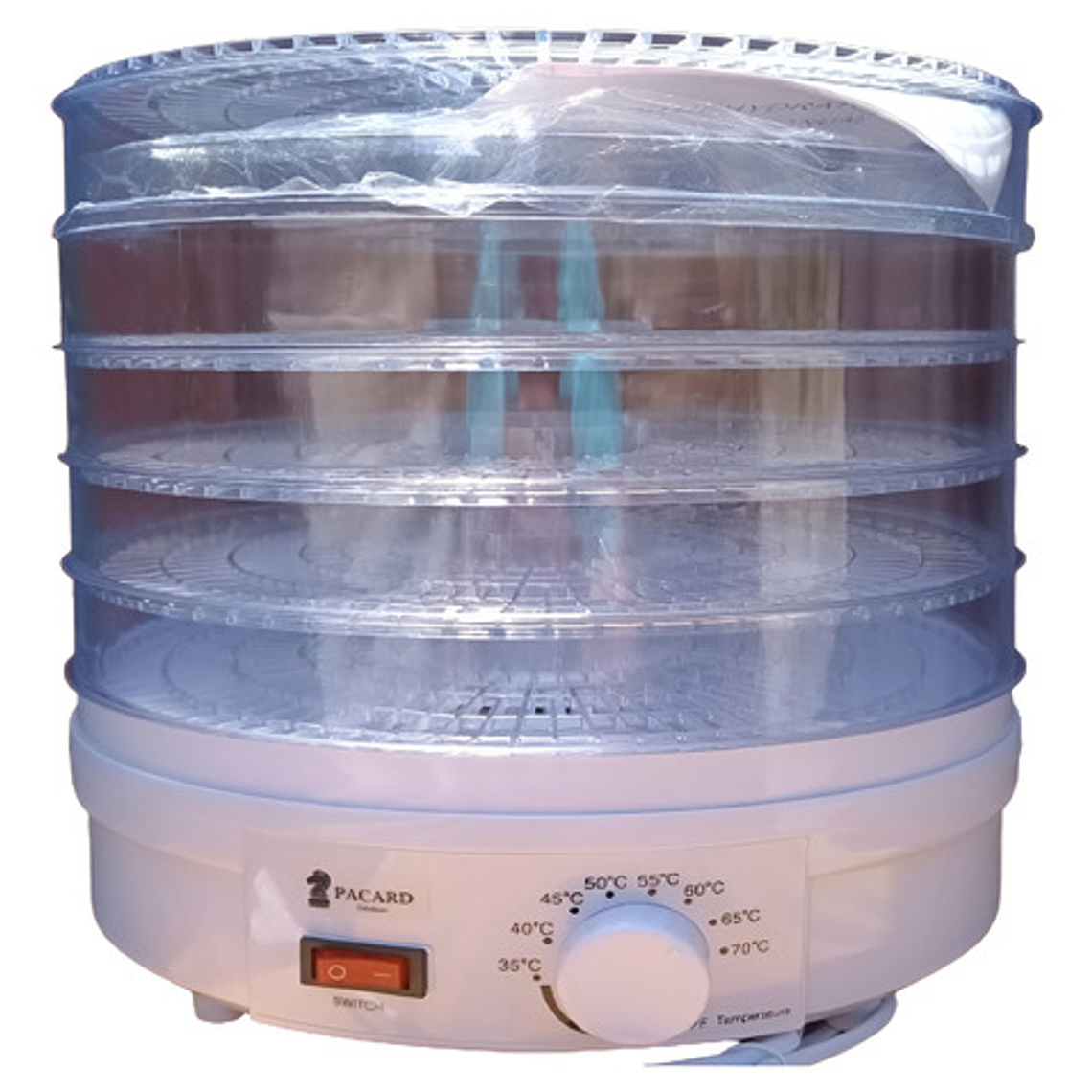 Deshidratador De Alimentos Pacard Deshidratador Blanco 1