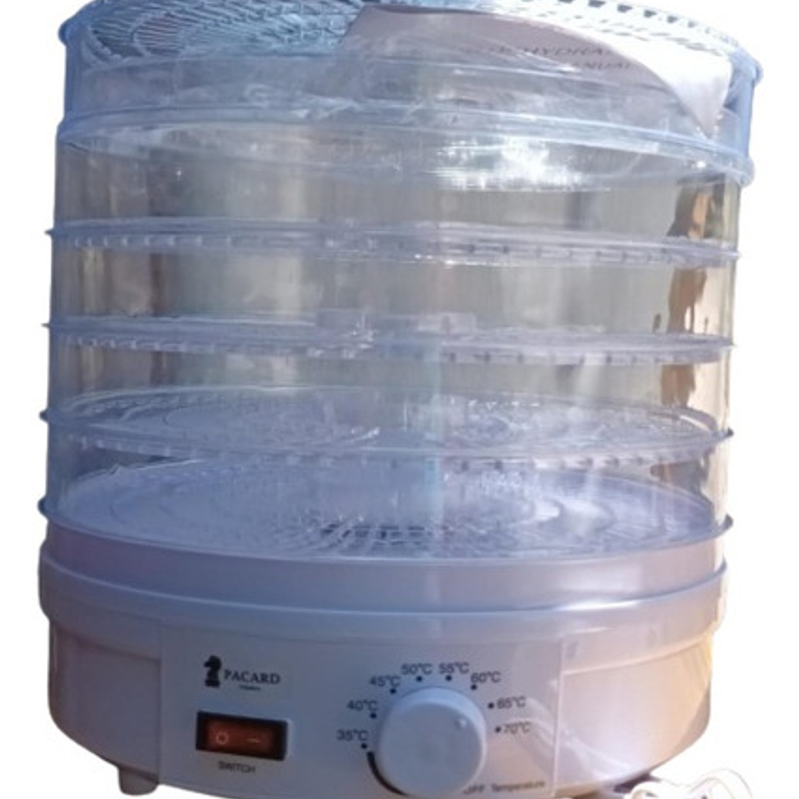 Deshidratador De Alimentos Pacard Deshidratador Blanco 4