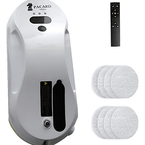 Robot Limpia Vidrios Ventanas Pacard Único C/ Spray Color Blanco