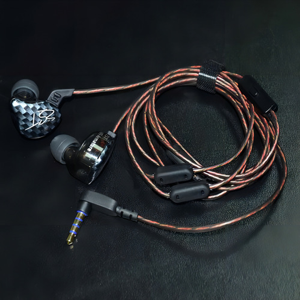 Auriculares In-ear Kz Zst With Mic Color Negro 6