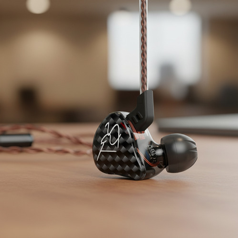 Auriculares In-ear Kz Zst With Mic Color Negro 9
