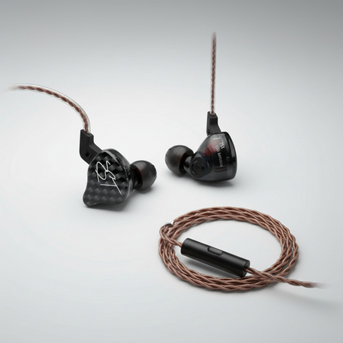 Auriculares In-ear Kz Zst With Mic Color Negro 11