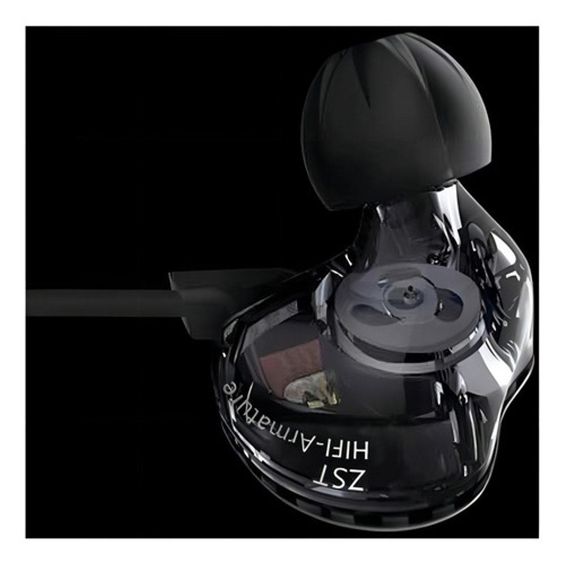 Auriculares In-ear Kz Zst With Mic Color Negro 12