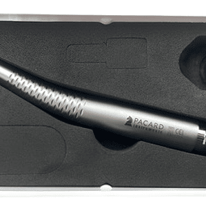 Turbina Dental Push Única 5 Led En Cabezal Premium Pacard Color Plateado Midwest