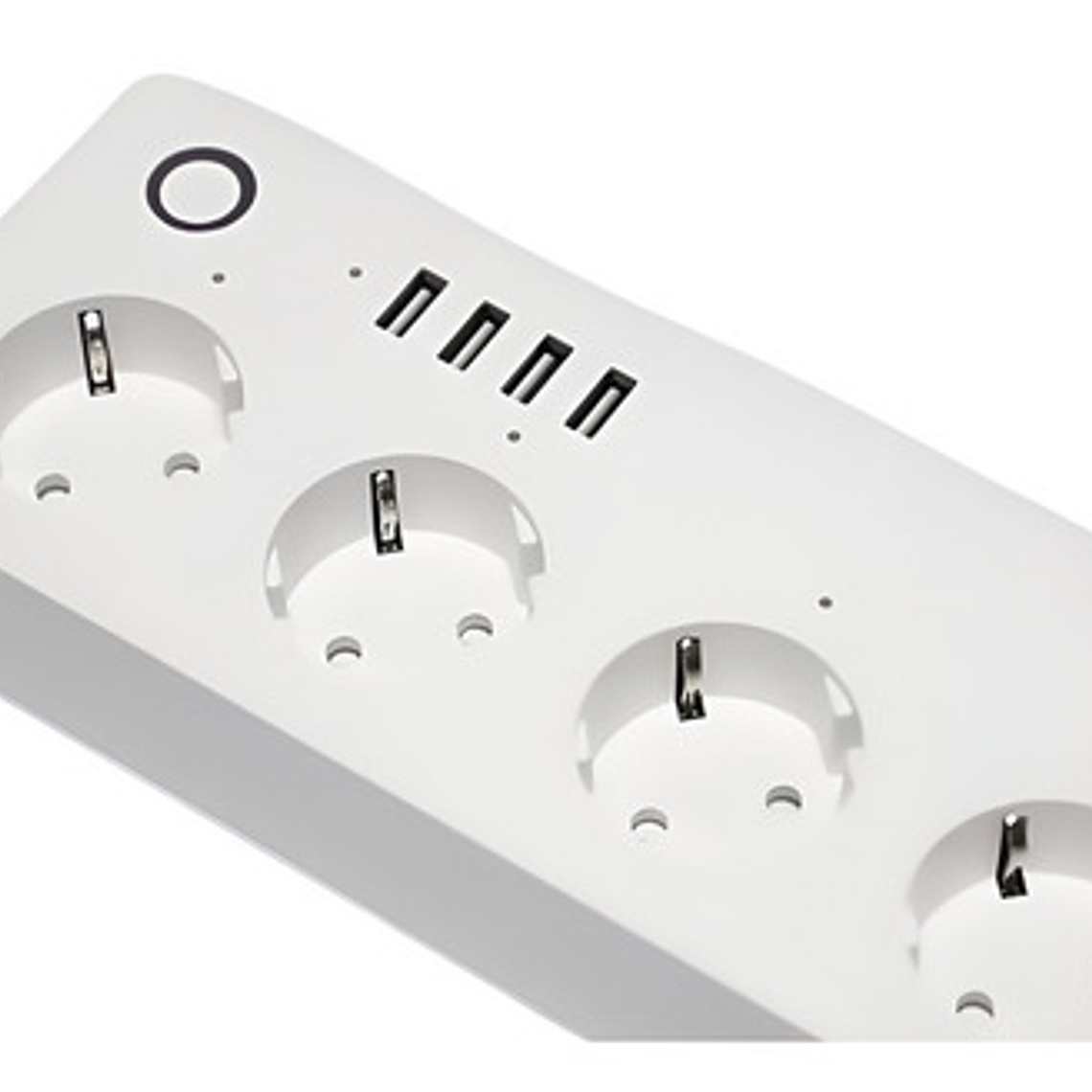 Alargador 4 Tomas Con Wifi / App Tuya / Alexa / Google Home Color Blanco 1