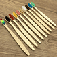 30 Cepillos De Dientes De Bambú Pacard Cajas Individuales Color Variados Al Azar - Miniatura 3