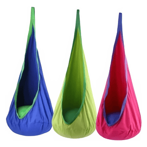 Columpio Sensorial Acolchado Resistente Incluye Anclaje Color Azul