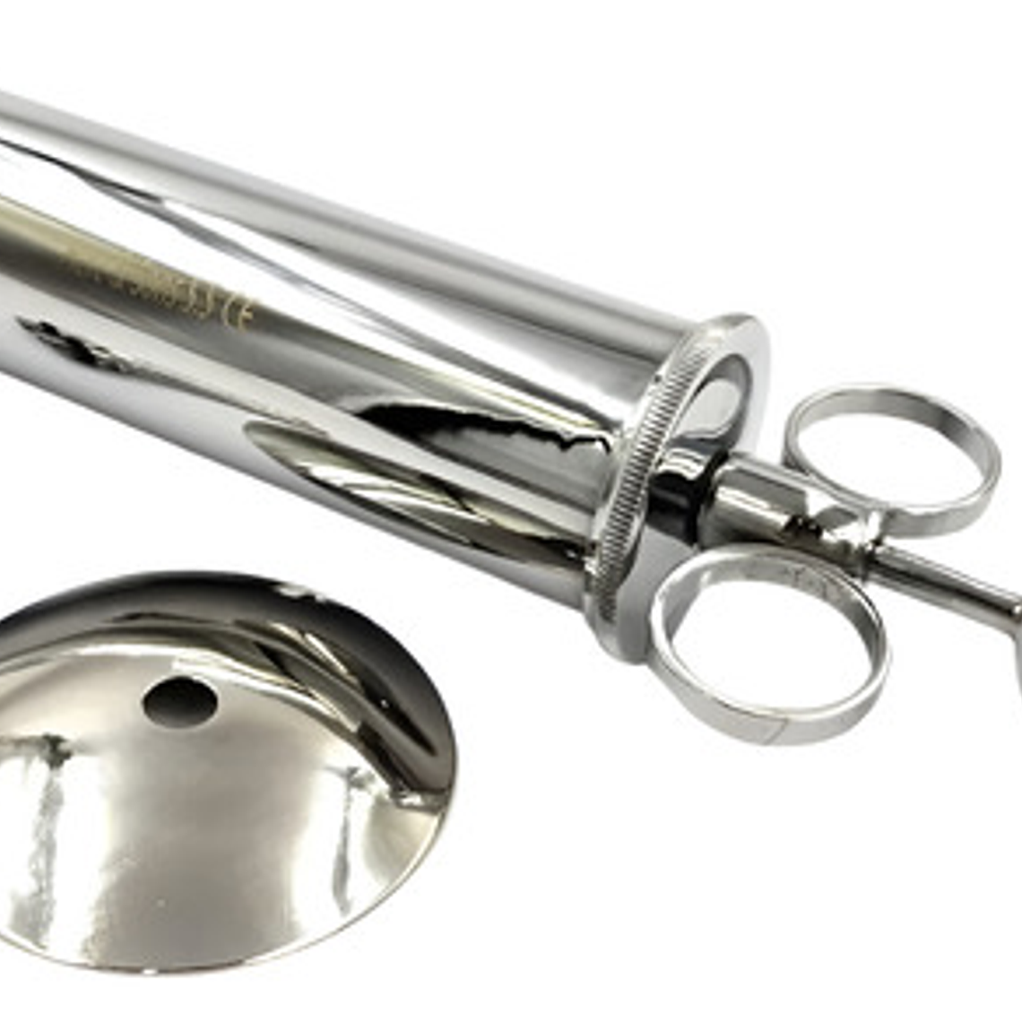 Jeringa Acero Inoxidable 100cc Pacard Capacidad En Volumen 100 Ml 2