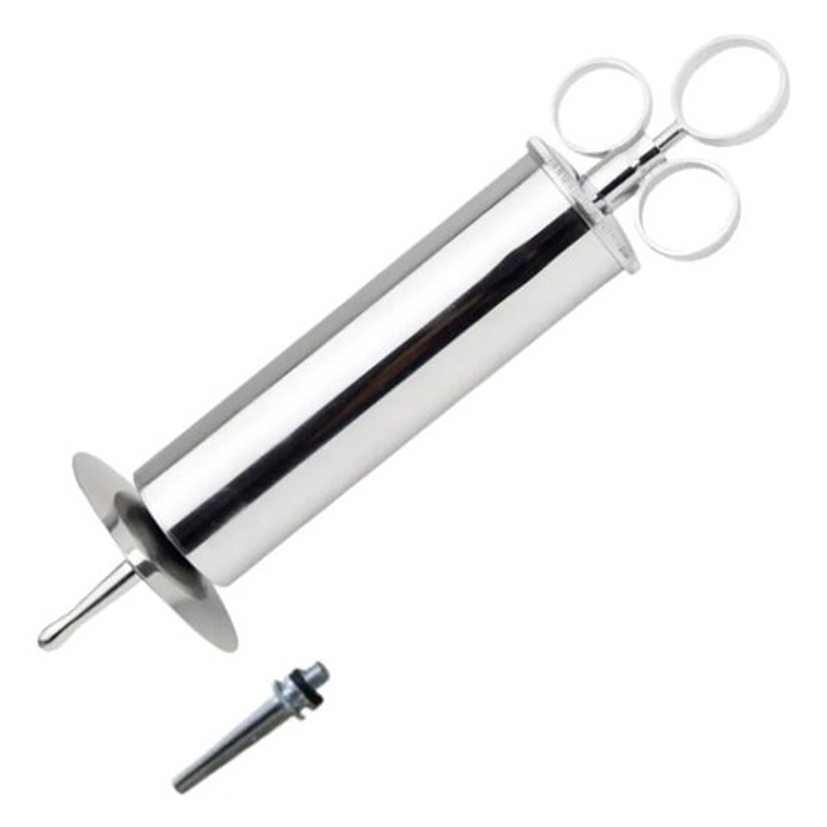 Jeringa Acero Inoxidable 100cc Pacard Capacidad En Volumen 100 Ml 4