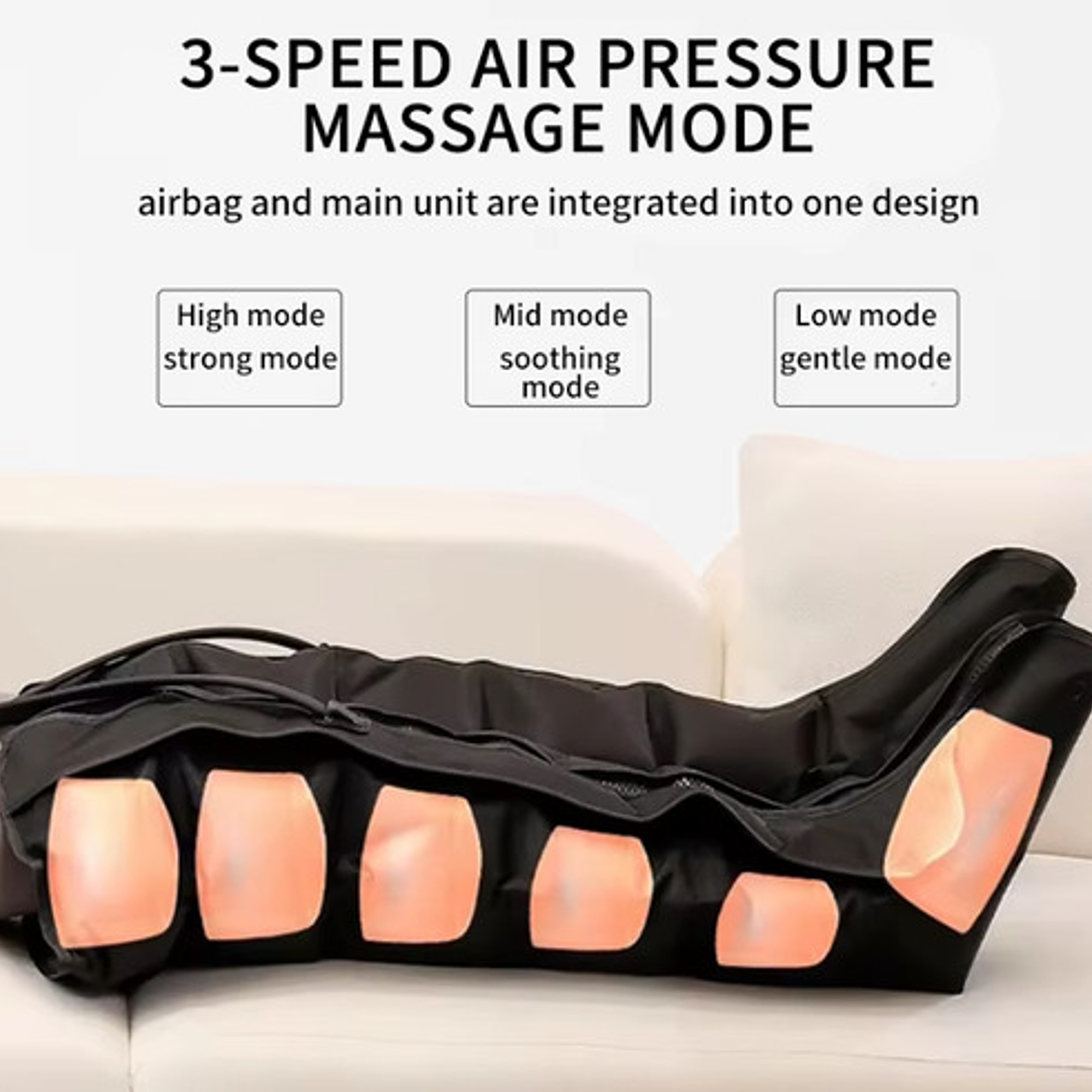 Presoterapia Masajeador De Presión Ondas De Aire Circulantes 6