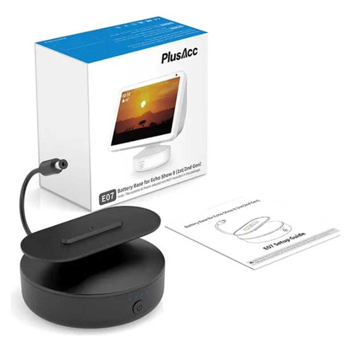 Inalámbrica Recargable Alexa Echo Show 8 Color Negro 5