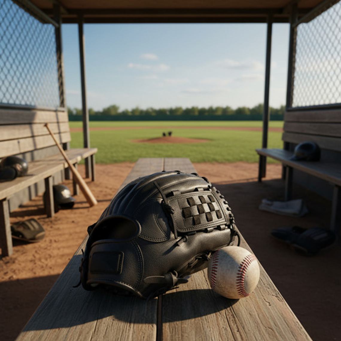 Guante De Beisbol Para Adulto Y Niños Medidas Deporte Color Negro Talla 9,5 Pulgadas 2