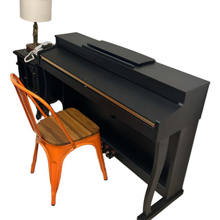 Piano Digital Pacard Realista 88 Teclas Madera Usb Color Negro 4