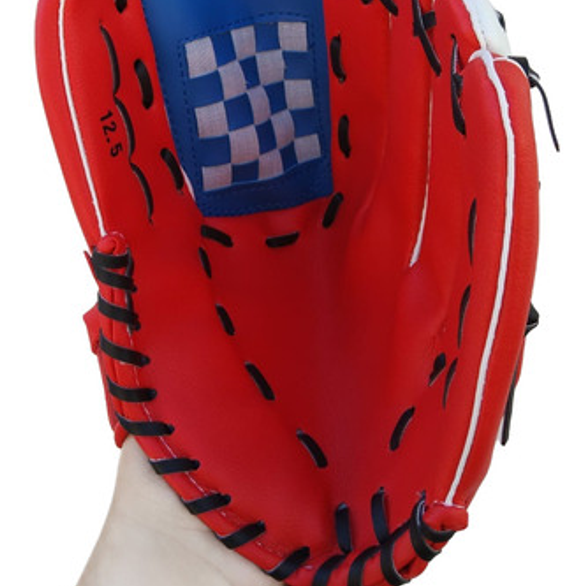 Guante De Beisbol Para Adulto Y Niños Medidas Deporte Color Rojo/azul Talla 12,5 Pulgadas 3
