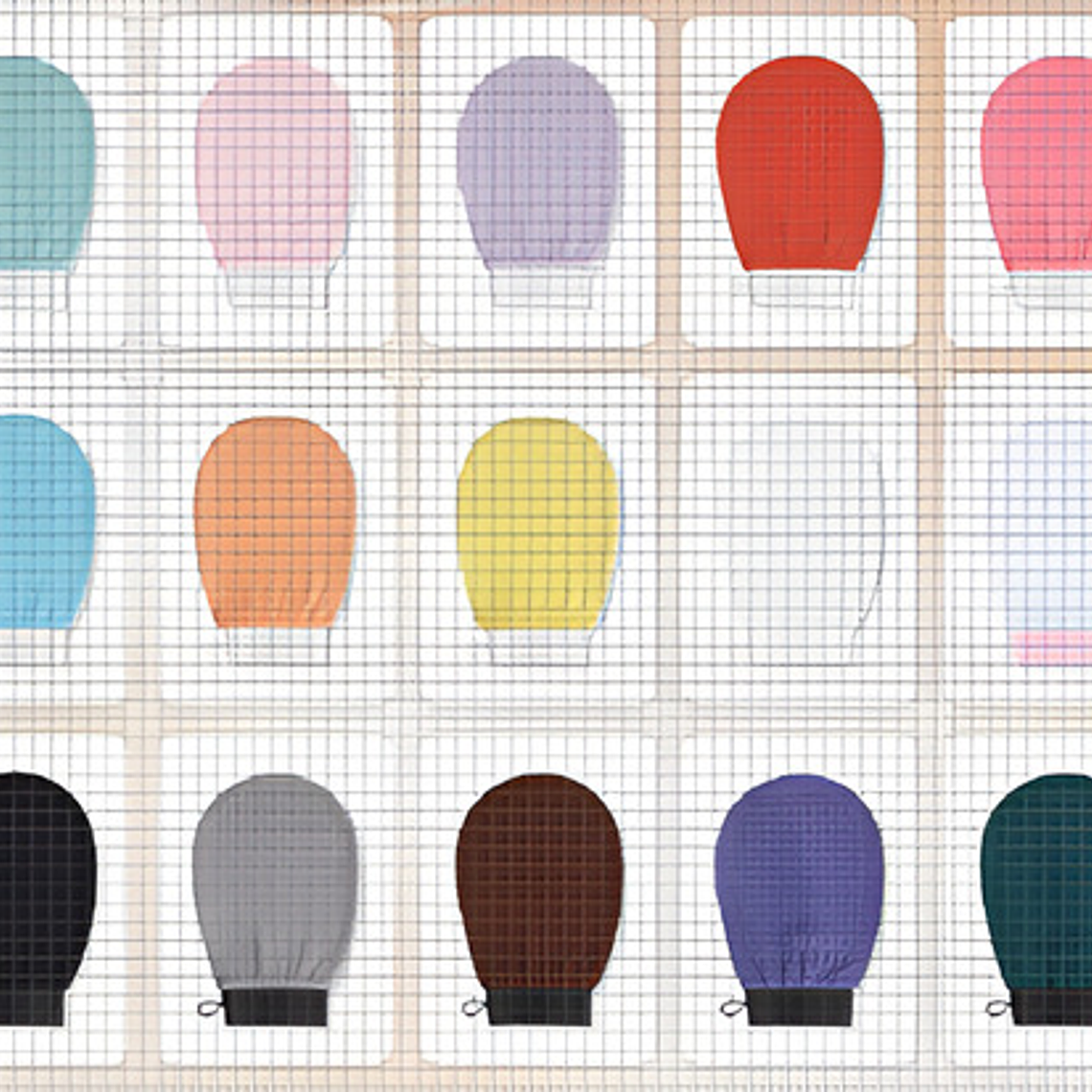 Guante Exfoliador Ducha Spa Colores Calidad Unidad Color Rosa Claro 3