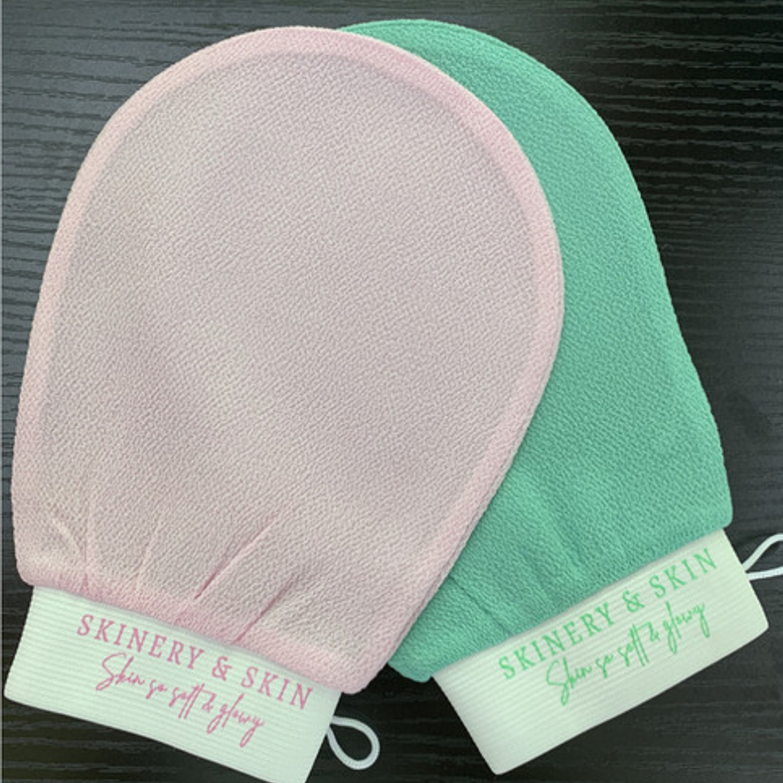 Guante Exfoliador Ducha Spa Colores Calidad Unidad Color Rosa Claro 4