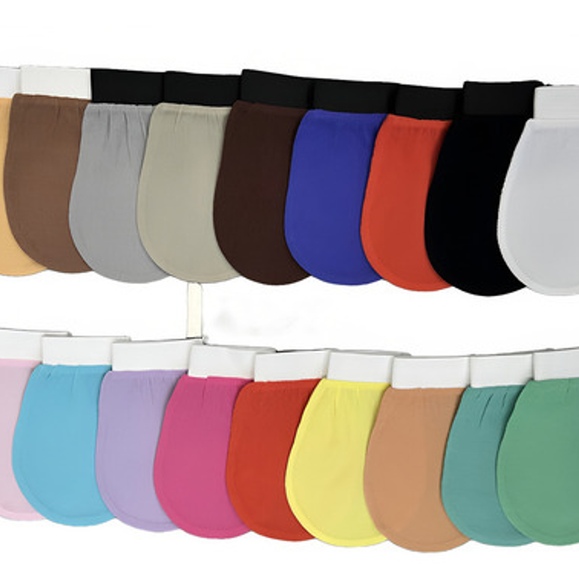 Guante Exfoliador Ducha Spa Colores Calidad Unidad Color Naranjo 1